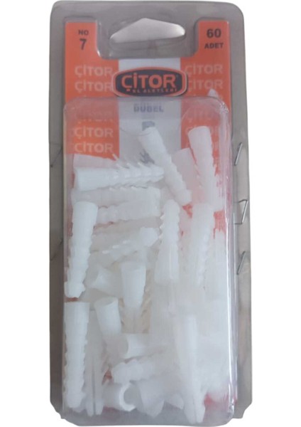 Dübel No:7 – 60 Adet Dayanıklı