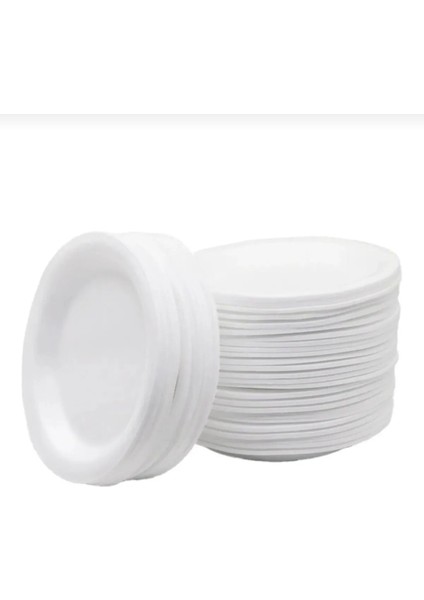 100’LÜ Yuvarlak Köpük Tabak – 23 cm Dayanıklı ve Hafif fiyatları