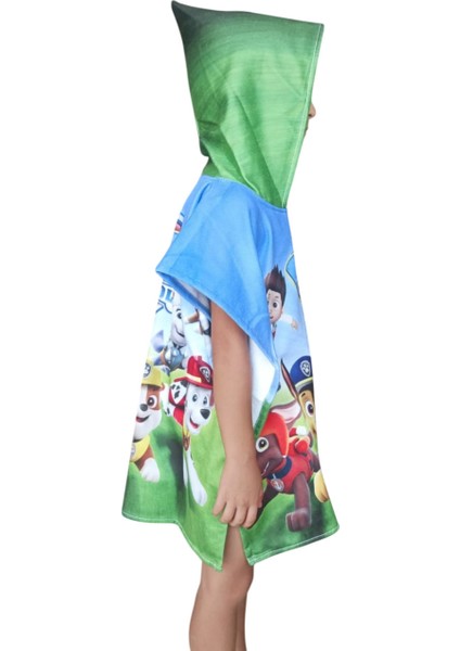 Renkli Erkek Çocuk Panço – Plaj ve Banyo Havlusu | Kapüşonlu & Hızlı Kuruyan modelleri