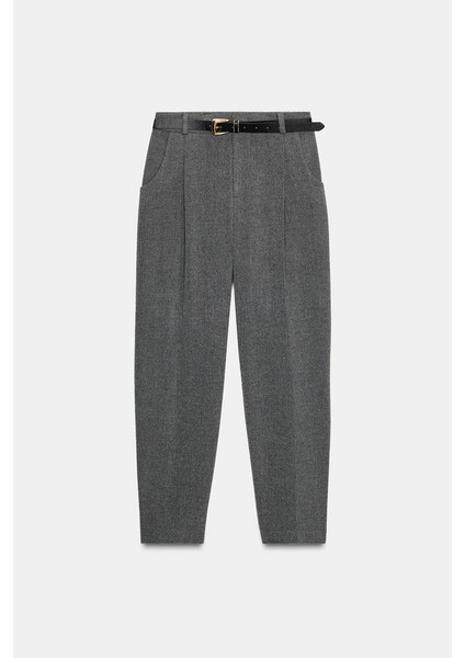 Premium Vento Orta Bel Kısa Paça Lycra Pantolon