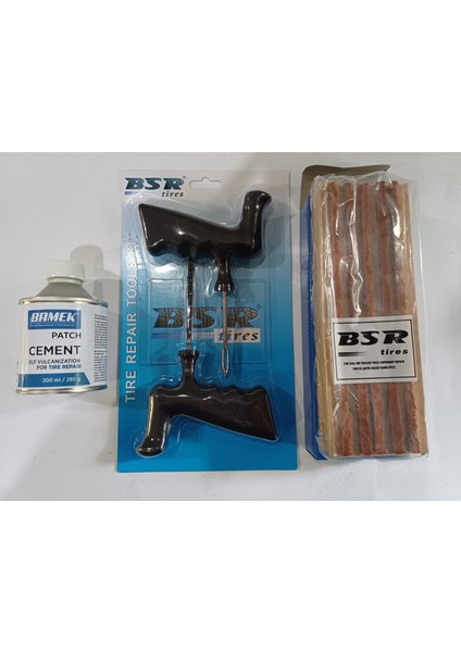 Dubleks Lastik Tamir Kiti, Fitil Atma, Kanal Açıcı, 25 Adet Uzun Fitil ve Solüsyon fiyatları