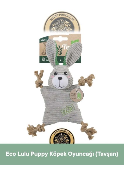 Terra Eco Lulu Puppy Köpek Oyuncağı (Tavşan)