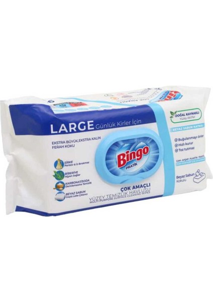 Çok Amaçlı Yüzey Temizleme Mendili – Large Boy 3’lü Paket (96’lı x 3) Pratik ve Hijyenik Temizlik fırsatları