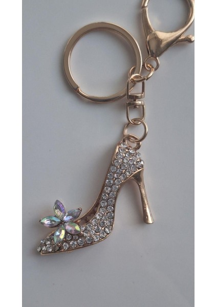 Lüks Taşlı Topuklu Ayakkabı Anahtarlık &çanta Süsü 11,5 cm fiyatları