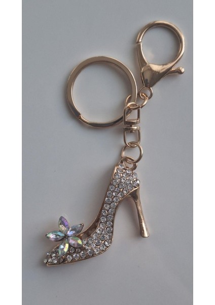 Lüks Taşlı Topuklu Ayakkabı Anahtarlık &çanta Süsü 11,5 cm modelleri
