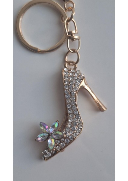 Lüks Taşlı Topuklu Ayakkabı Anahtarlık &çanta Süsü 11,5 cm fırsatları