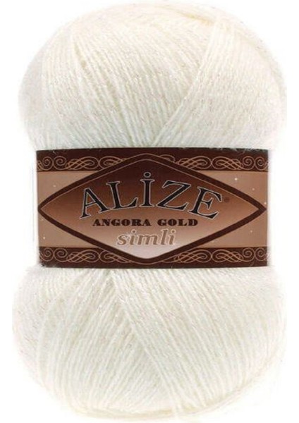 Angora Gold Simli Krem 1 Adet Colar : 62 modelleri