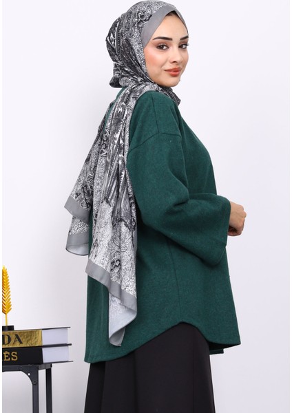 Koyu Yeşil Ön Bağlamalı Yumoş Kimono fırsatları