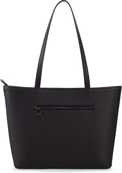 Logo Detaylı Siyah Kadın Omuz Çantası Blkf Aqua modelleri