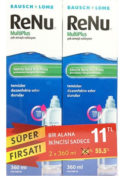 Multiplus Lens Solüsyonu 360 ml - Ikili Kofre