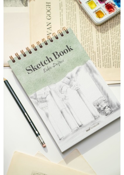 A5 Eskiz Defteri Sketch Book 50 Yaprak 150 gr Kalın Kağıt fiyatları