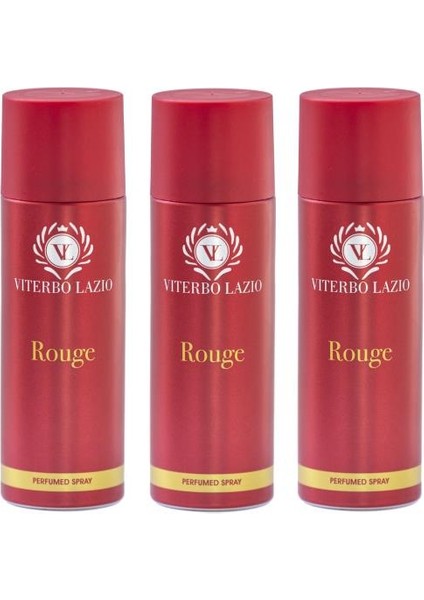 Rouge 3 x 200 ml Unisex Deodorant