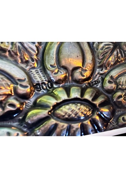 900 Ayar Gümüş Duvar Aynası 14 cm 11 cm Ölçülerinde fırsatları