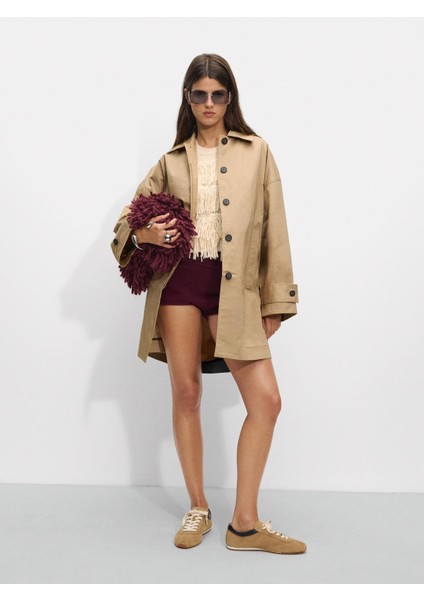 %100 Pamuk Cepli Ceket