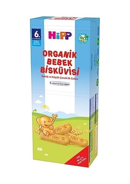 Hipp Organik Bebek Bisküvisi 180 gr fiyatları