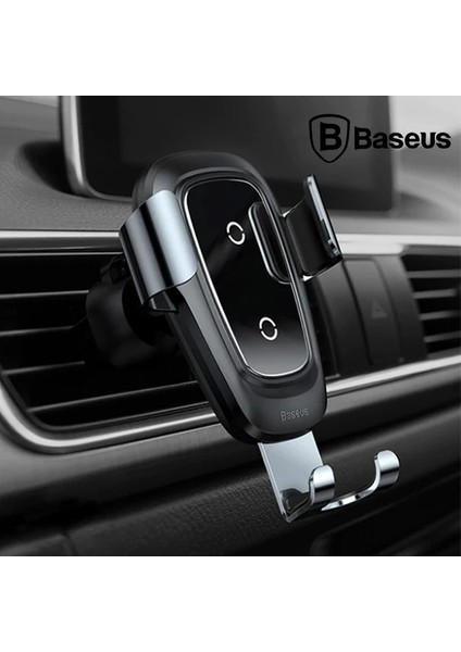 Baseus Gravity Metal Wireless Kablosuz Araç Şarj Tutucu WXYL-B0A-(5775) - M981K322-R35981