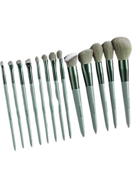 13 Parça Taşınabilir Kılıflı Profesyonel Makyaj Fırça Seti Pudra Allık Fond - M099K394-R66 fırsatları