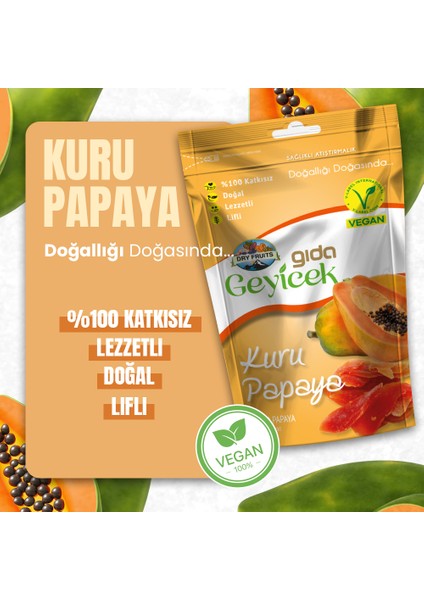 Kurutulmuş Papaya 30 gr fiyatları