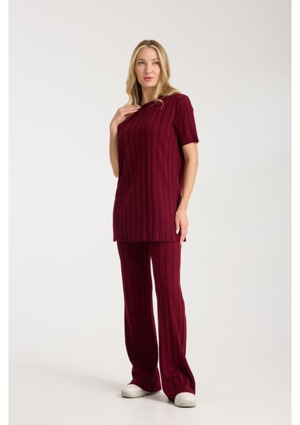 Çizgili Relax Fit Ikili Takım modelleri