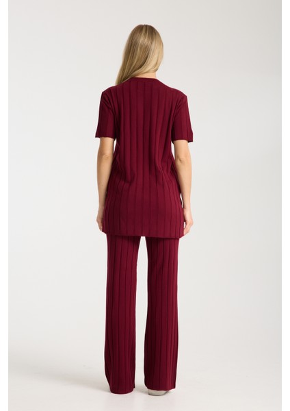 Çizgili Relax Fit Ikili Takım