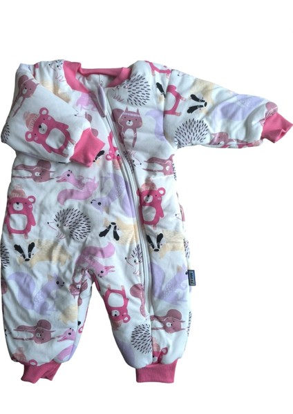 Laura Baby Dolgulu Uzun Kollu Kız Bebek/çocuk Uyku Tulumu modelleri