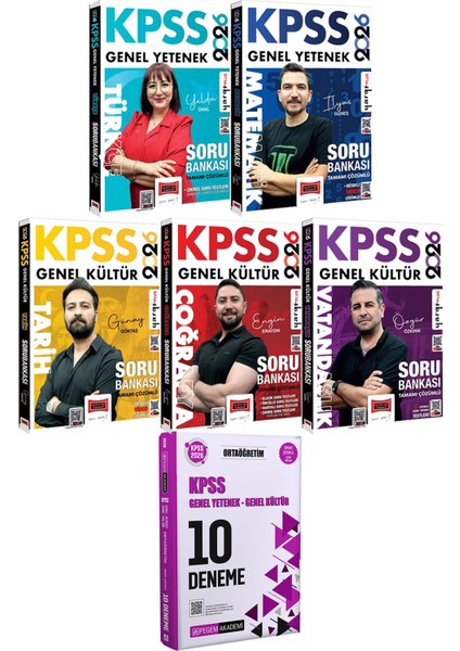 2026 Kpss Türkçe Matematik Tarih Coğrafya Vatandaşlık Soru - 2026 Kpss Ortaöğretim Çözümlü 10 Deneme