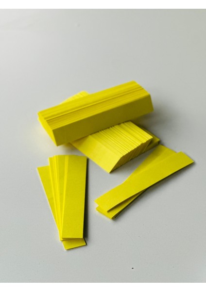 Sarı Parfüm Deneme Kağıdı 1000 adet | Koku Test Şeritleri | Parfüm Tester Kağıdı indirimleri