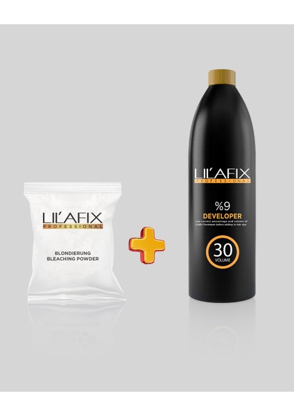 Lilafix 2'li Paket Oryal Beyaz 500 gr - Oksidan 1000 ml 30V