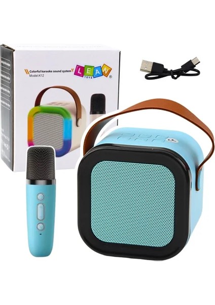 Karaoke Mikrofon Hoparlör Seti Mini Egonex modelleri