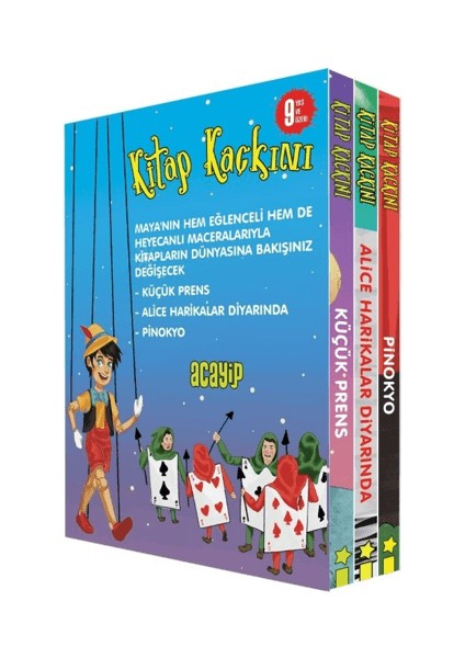 Kitap Kaçkını Seti - 3 Kitap Takım - Kutulu