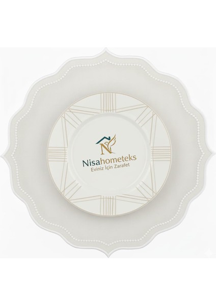 6 Adet Nakışlı Keten Amerikan Servis - Keten Supla fırsatları