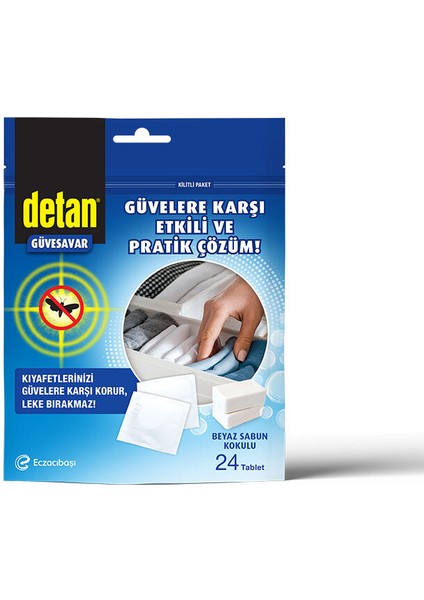 2 Adet Detan Güvesavar Poşetli 24'lü fiyatları