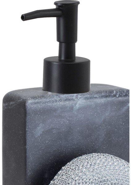 Kavren Polyresin Hazneli Sıvı Sabunluk – Sünger Bölmeli Mutfak Deterjanlık 500 ml (Sünger Hediyeli) fırsatları