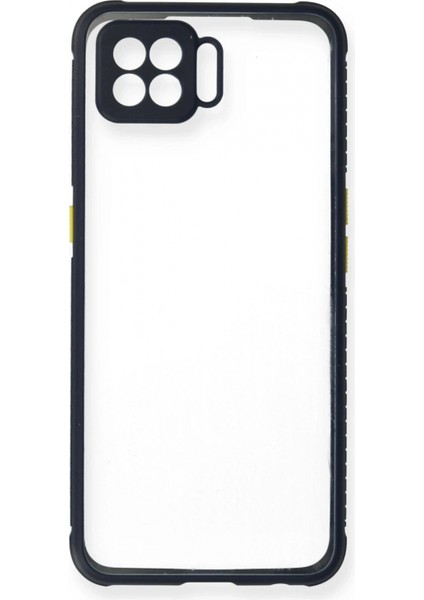 Oppo Reno 4 Lite Kılıf Miami Şeffaf Silikon - Lacivert fiyatları