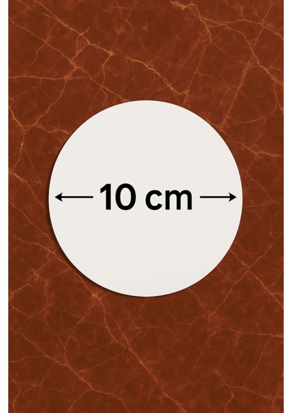 Modern ve Dekoratif Yuvarlak Buzdolabı Magneti Magnet Büyük Boy 10X10 cm - Süper Baba modelleri