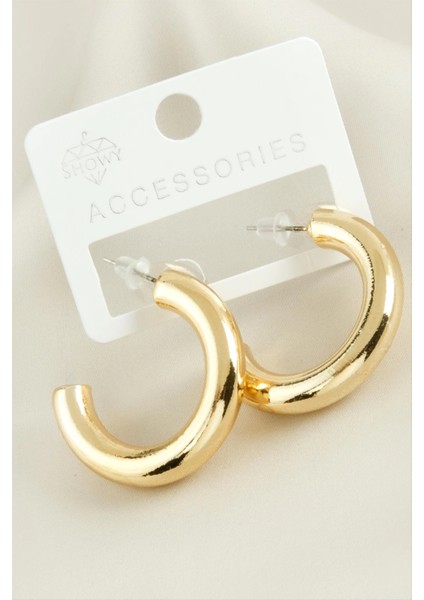 Boru Trend Halka Metal Küpe