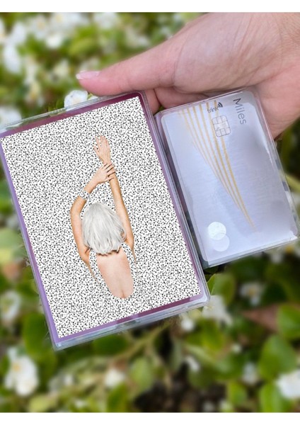 Ilizyon Desenli Universal Şeffaf Pasaport Kılıfı Model Tüm Ülke Pasaportlarına Uygun