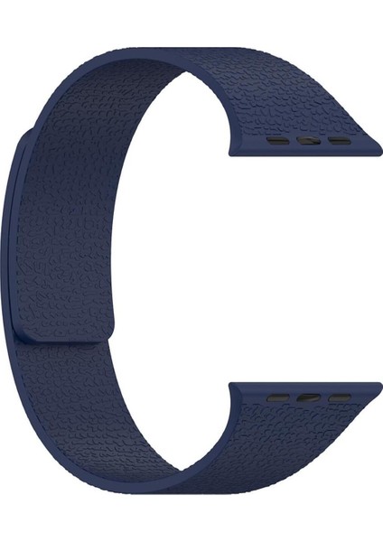Apple Watch Series 11/10(42MM)/9/8/7/SE3/SE2/SE Uyumlu 38/40/41MM Deri Görünümlü Yumuşak Dokulu Manyetik Mıknatıslı Kordon modelleri