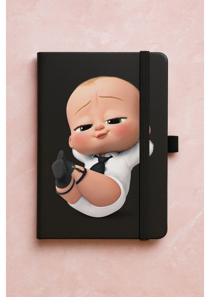 Promosyon Tarihsiz Premium Termo Defter Desenli 192 Yaprak - Bebek