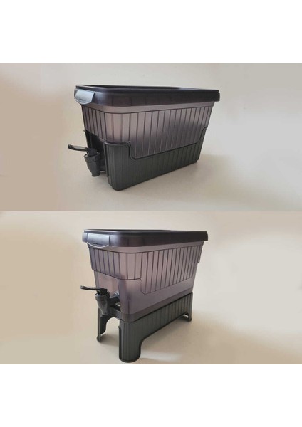 Gri Buzdolabı Içi Musluklu Ayaklı Su -Limonata - Içecek Sebili Piknik Bidonu 4 Lt fırsatları