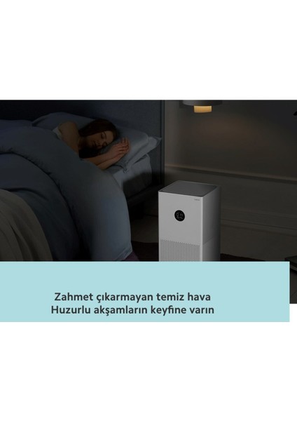 48 M² Alan Etki LED Ekranlı Wi-Fi Kontrol Hava Temizleme Anti Alerji Mi Air Hava Temizleyici