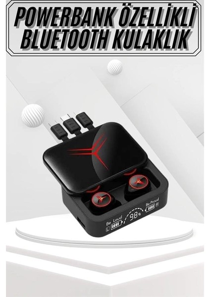 Kablosuz Bluetooth Kulaklık Powerbank Özellikli Göstergeli Hd Mikrofon fiyatları