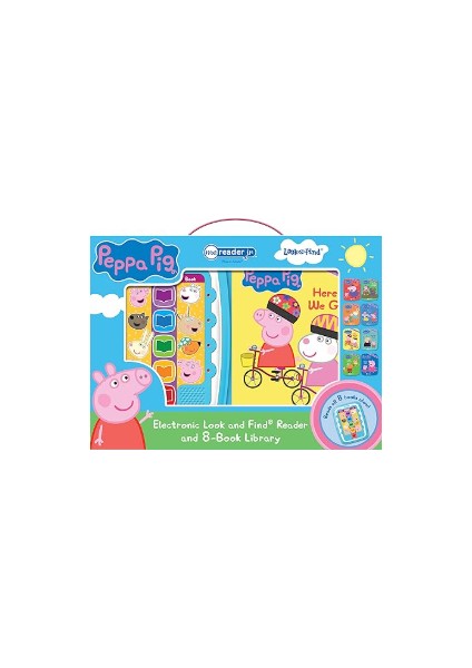 Peppa Pig: Me Reader Jr Electronic Look And Find Reader And 8-Book Library Sound Book Set