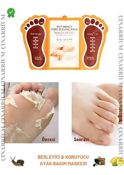 Ayak Peeling Maskesi 1’li – Soyulma Etkili, Ölü Deri Temizleyici ve Pürüzsüzleştirici Bakım fiyatları