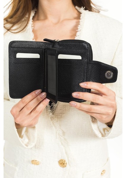 Deri Kibar Kadın Kartlık Cüzdan