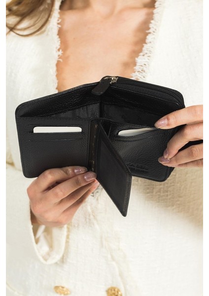 Deri Kibar Kadın Kartlık Cüzdan