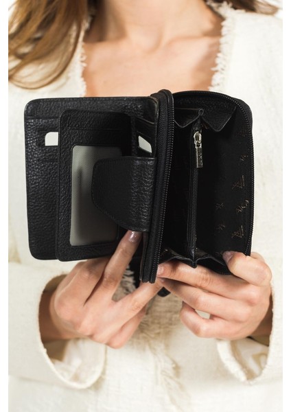 Deri Kibar Kadın Kartlık Cüzdan