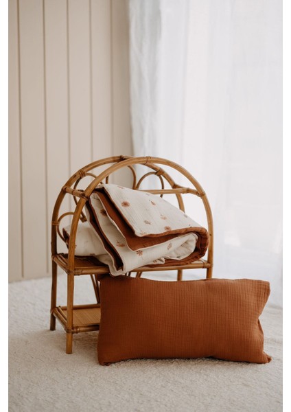 Park Yatak Müslin Nevresim Takımı (80X110) | Boho Floral