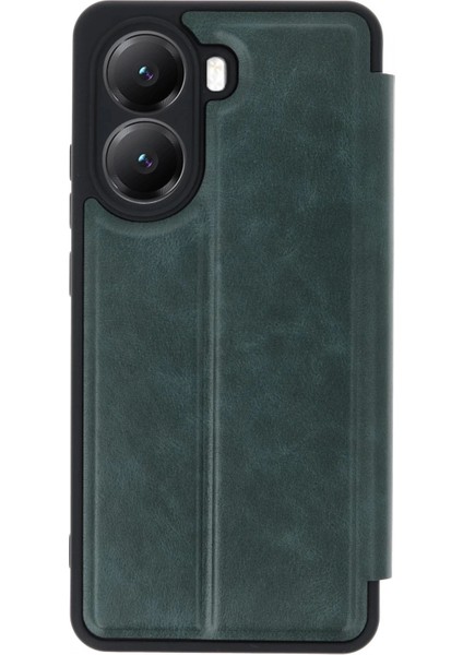 Xiaomi Poco X7 Pro Kılıf Flip Cover - Koyu Yeşil fiyatları