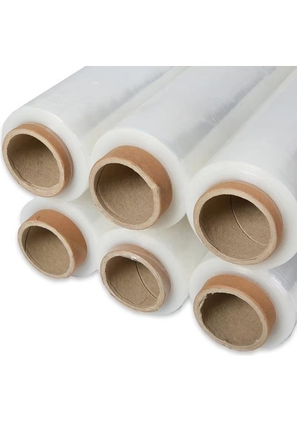 Palet Streç Film 23 Micron Net 2 kg 6 Adet El Tipi
